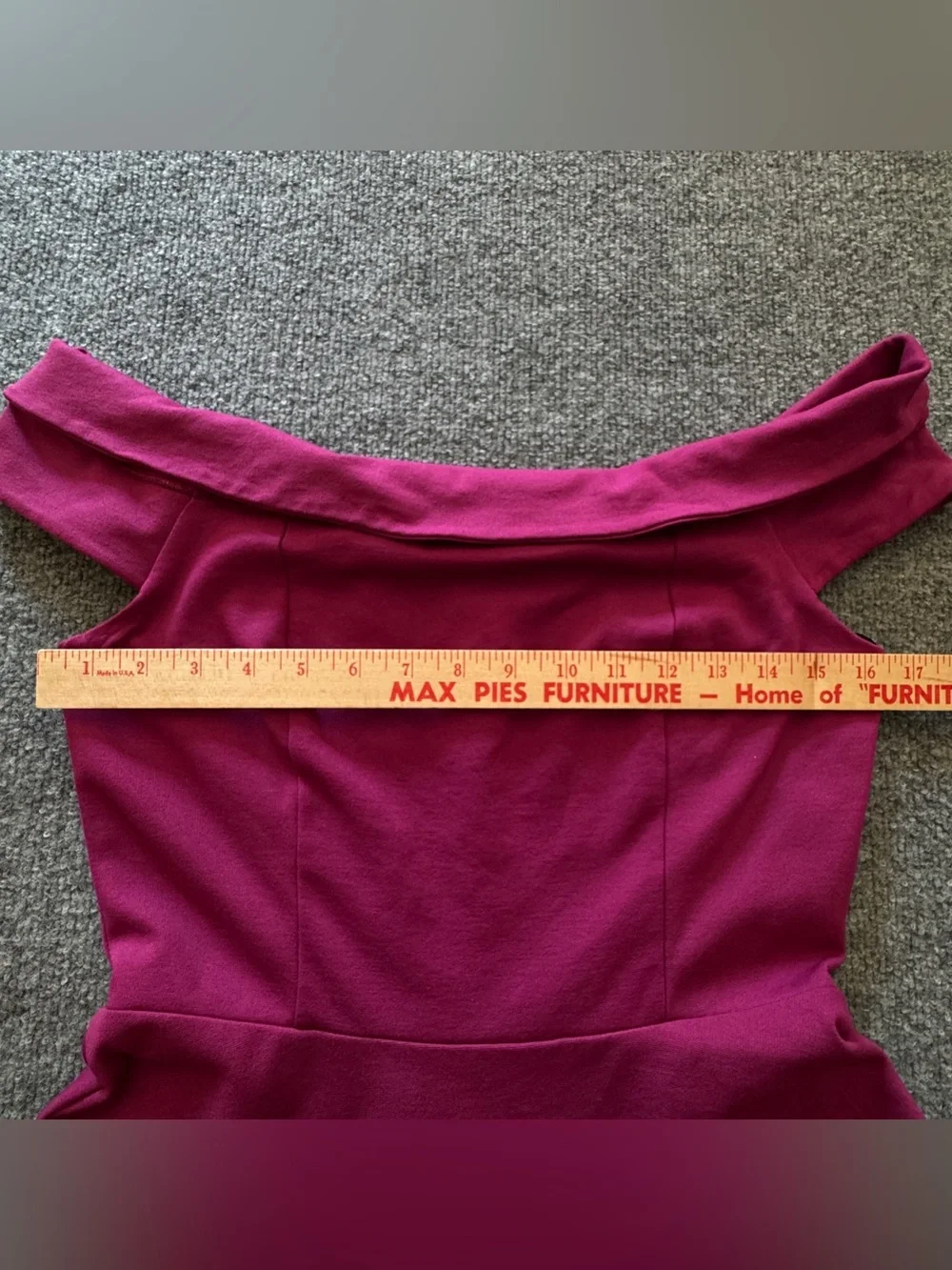 Lulus Season of Fun Off the Shoulder Skater Dress Size M Magenta Fit and Flare